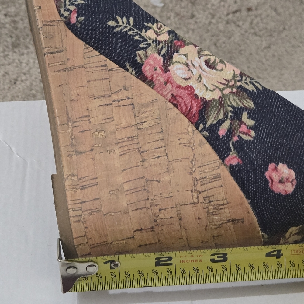 Denim floral Wedge - Picture 8 of 8